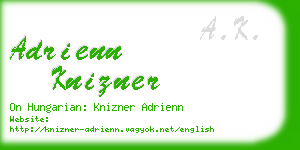 adrienn knizner business card